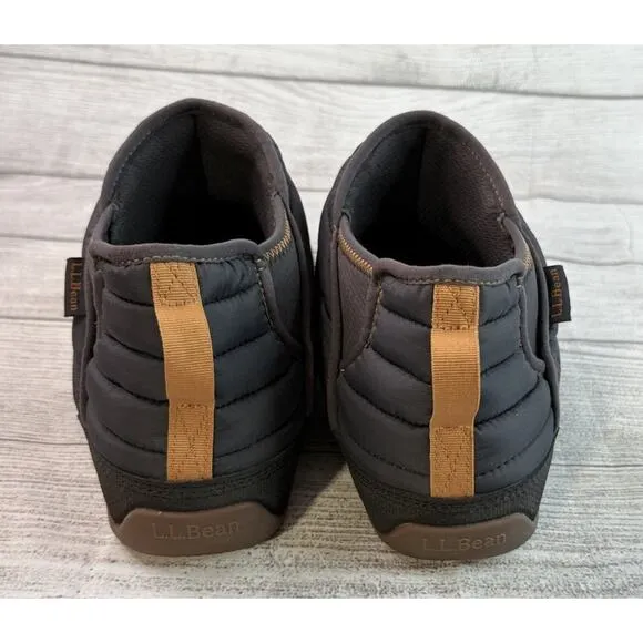 L.L. Bean Men’s Mountain Classic Quilted Ankle Boots II Black Slip On Size 9