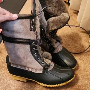 L.L. BEAN Women's Shearling-Lined Winter Boots
