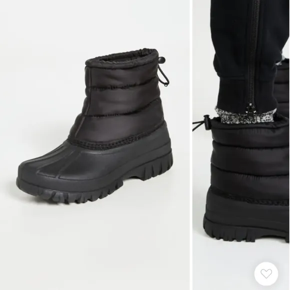 LOEFFLER RANDALLDuval leather-trimmed quilted shell and rubber ankle