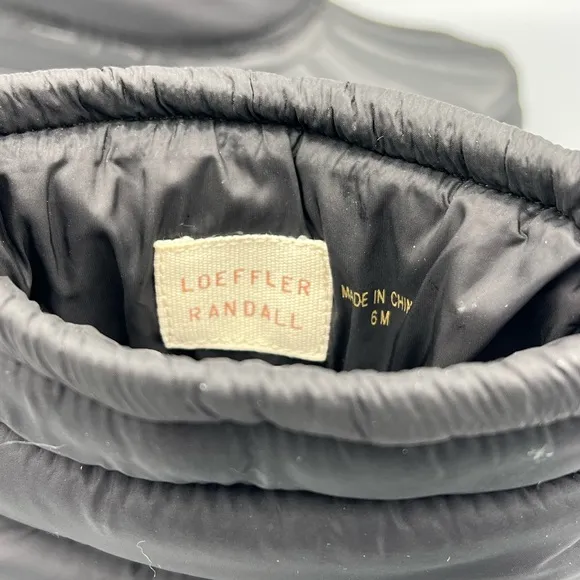 LOEFFLER RANDALLDuval leather-trimmed quilted shell and rubber ankle