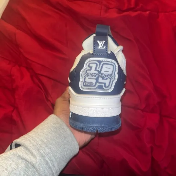 Louis Vuitton Blue and White “LV Skates”
