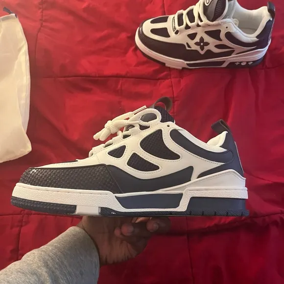 Louis Vuitton Blue and White “LV Skates”
