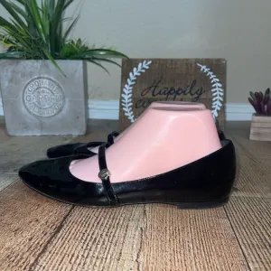 Louis Vuitton Uniformes Black Patent Leather Flats