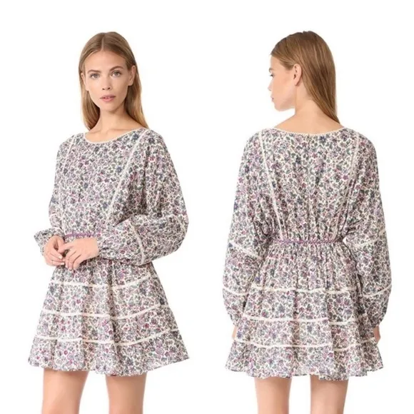 Loveshackfancy Floral Noelle Dress Size Small