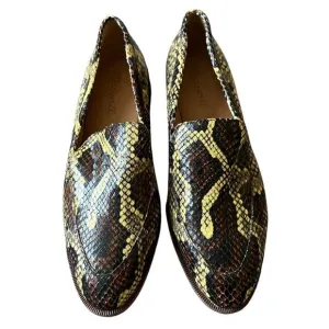 Madewell Frances Loafer in SnakeEmbossed Leather Size 7