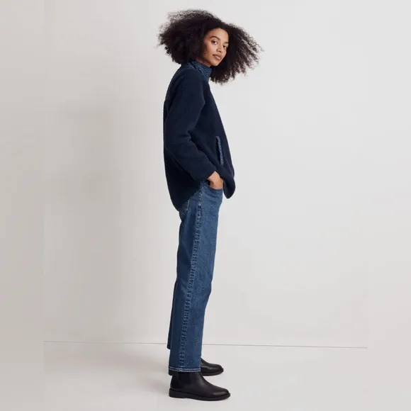 Madewell (Re)sourced Sherpa Zip-Front Jacket Women’s Size Small