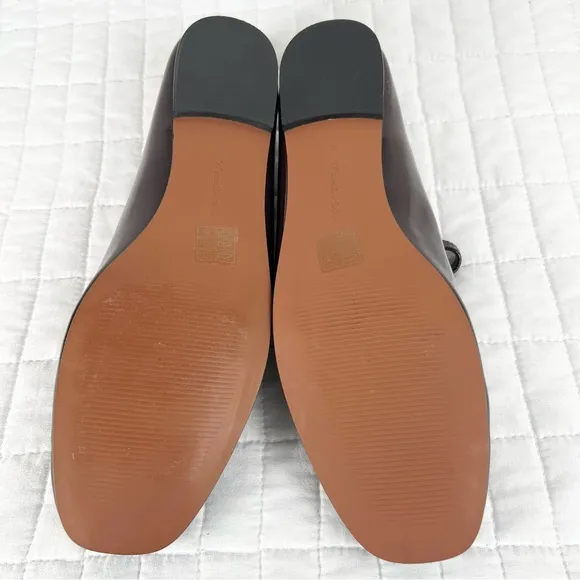 Madewell The Greta Ballet Flat in Dark Plum Size 8 NWOB