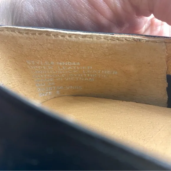 Madewell The Greta Ballet Flat Women's Size 8 Black Leather NN044 Classic