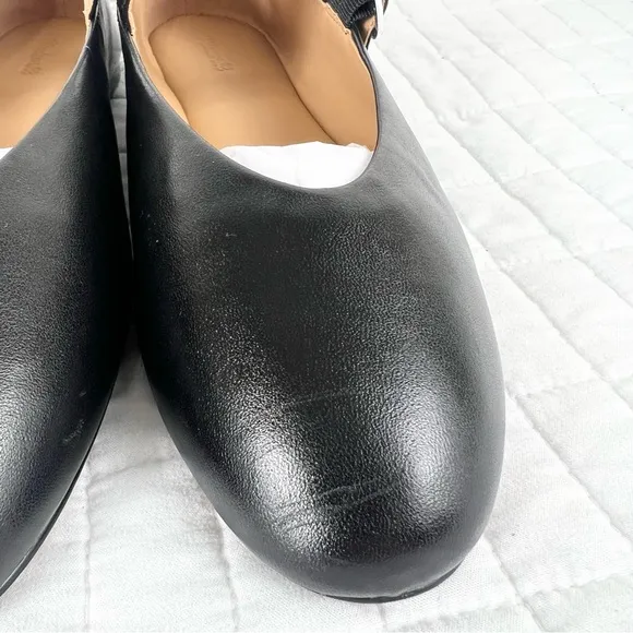 Madewell The Remy Mary Jane Flat in True Black Size 11