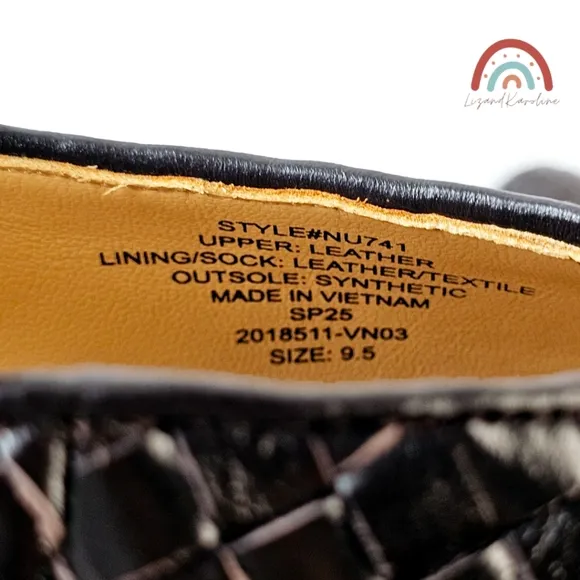 Madewell The Remy Mary Jane Woven Leather Flat in Dark Carob 9.5
