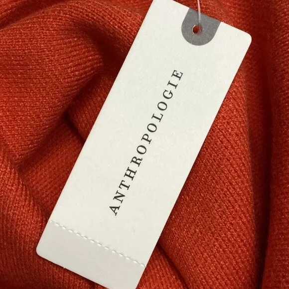 Maeve Women's Carys Mock Neck Sweater – Orange Red – Size S – NWT