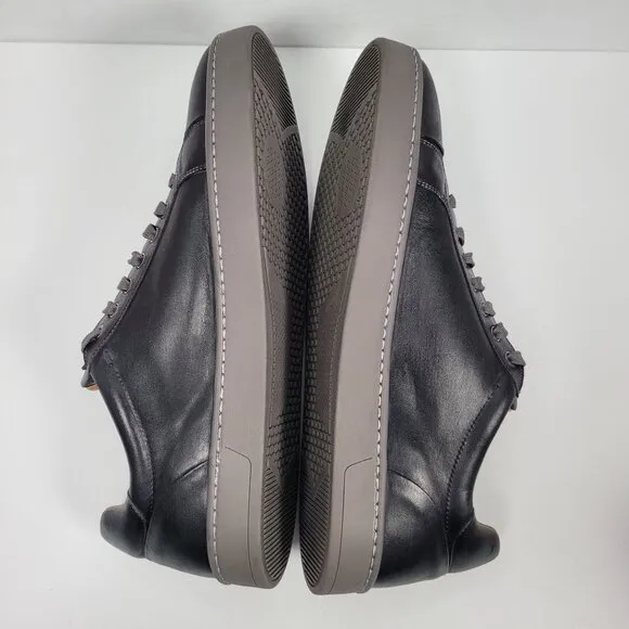Magnanni Caitin Lo Moka Men's Black Leather Casual Sneakers 21409 US Size 10.5M