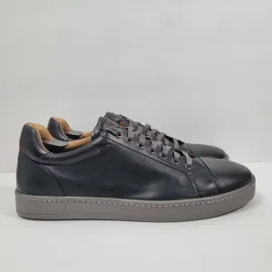 Magnanni Caitin Lo Moka Men's Black Leather Casual Sneakers 21409 US Size 10.5M