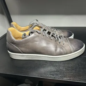 Magnanni Elonso Lo Mens Gray Leather Fashion Sneakers Shoes Mens Size 12