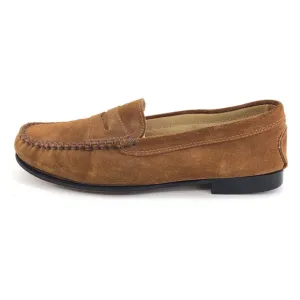 Maraolo Brown Leather Slip on Loafers EUR 39