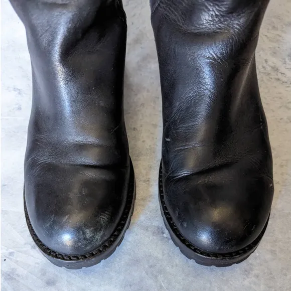 Marc by Marc Jacobs Leather Over The Knee Easy Rider Boot in Black, Size 37