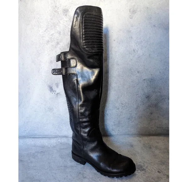 Marc by Marc Jacobs Leather Over The Knee Easy Rider Boot in Black, Size 37