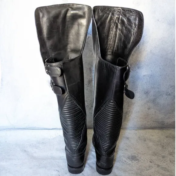 Marc by Marc Jacobs Leather Over The Knee Easy Rider Boot in Black, Size 37