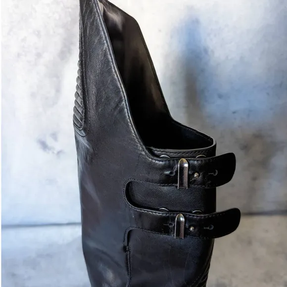 Marc by Marc Jacobs Leather Over The Knee Easy Rider Boot in Black, Size 37