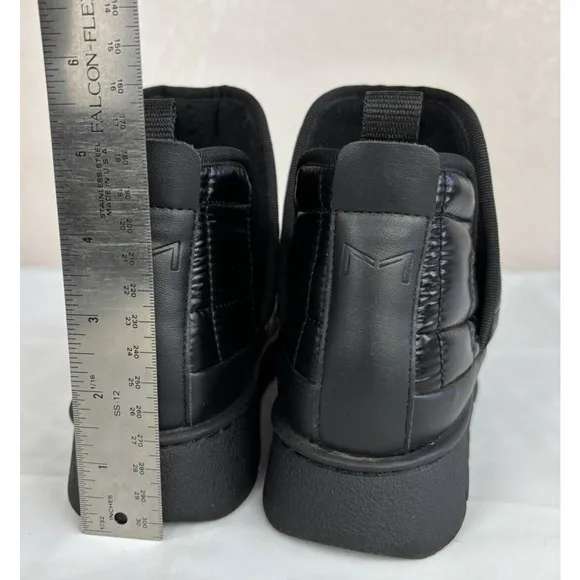 MARC FISHER BLACK KORI BOOTS BOOTIES WOMENS 6M QUILTED