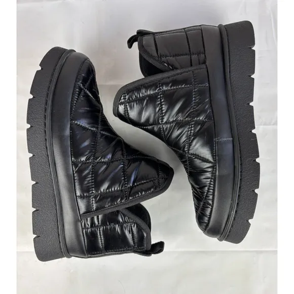MARC FISHER BLACK KORI BOOTS BOOTIES WOMENS 6M QUILTED