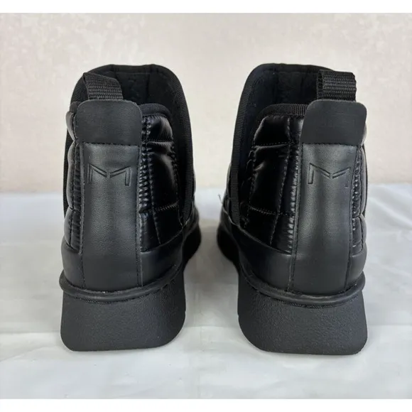 MARC FISHER BLACK KORI BOOTS BOOTIES WOMENS 6M QUILTED
