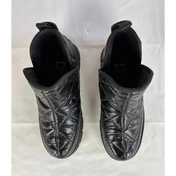 MARC FISHER BLACK KORI BOOTS BOOTIES WOMENS 6M QUILTED