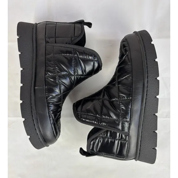 MARC FISHER BLACK KORI BOOTS BOOTIES WOMENS 6M QUILTED