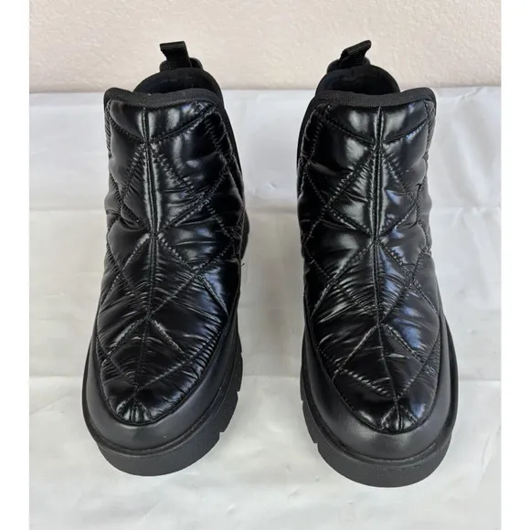 MARC FISHER BLACK KORI BOOTS BOOTIES WOMENS 6M QUILTED