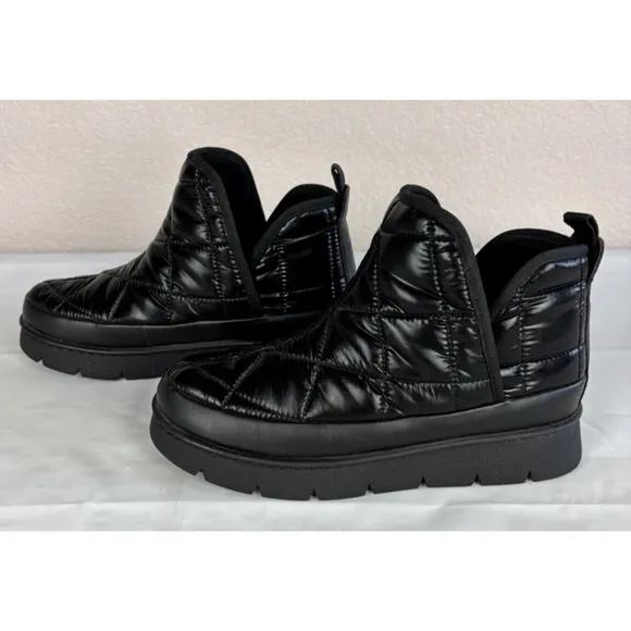 MARC FISHER BLACK KORI BOOTS BOOTIES WOMENS 6M QUILTED