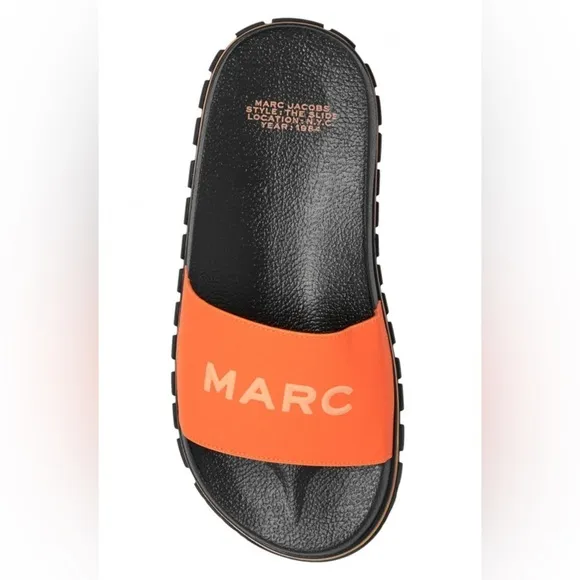 Marc Jacobs | The Marc Jacobs Slide In Dragon Fire Orange NIB