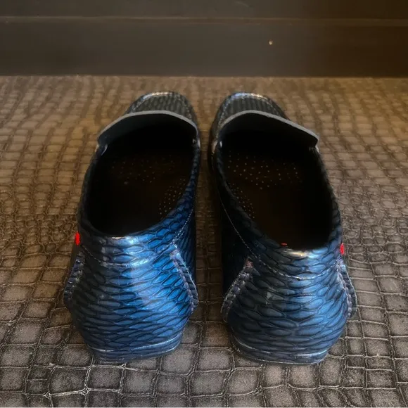 MARC JOSEPH NEW YORKAmsterdam, Jeans Croco Verni, size: 8 Color:Blue