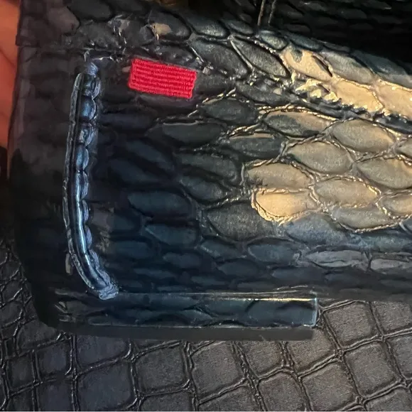 MARC JOSEPH NEW YORKAmsterdam, Jeans Croco Verni, size: 8 Color:Blue