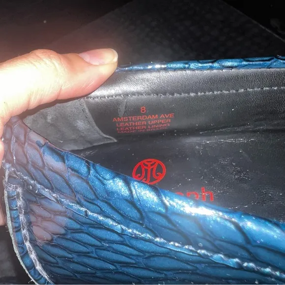 MARC JOSEPH NEW YORKAmsterdam, Jeans Croco Verni, size: 8 Color:Blue