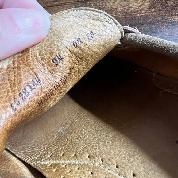 Martin Dingman Penny Loafers 9 M Countrywear Tan Comfort Leather Preppy Mocs