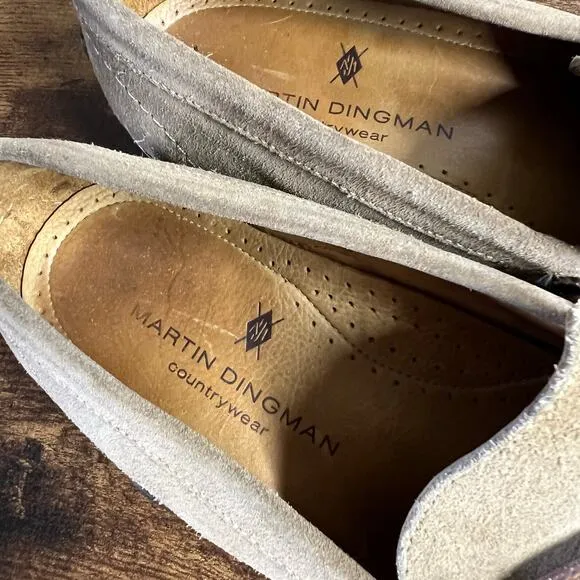 Martin Dingman Penny Loafers 9 M Countrywear Tan Comfort Leather Preppy Mocs