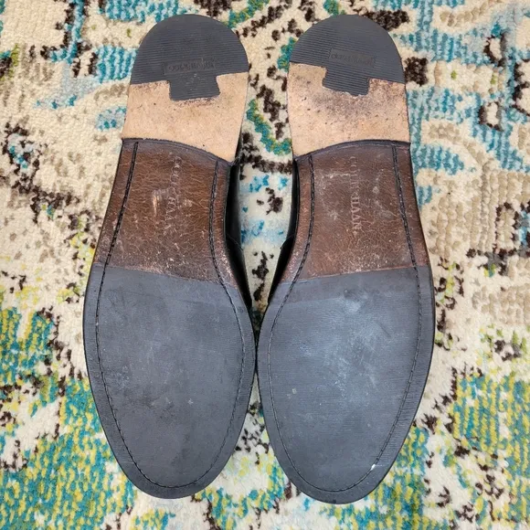 Men's Black Cole Haan Flex Comfort Leather Dresswear Loafers, Size 11N