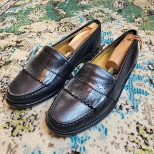 Men's Black Cole Haan Flex Comfort Leather Dresswear Loafers, Size 11N