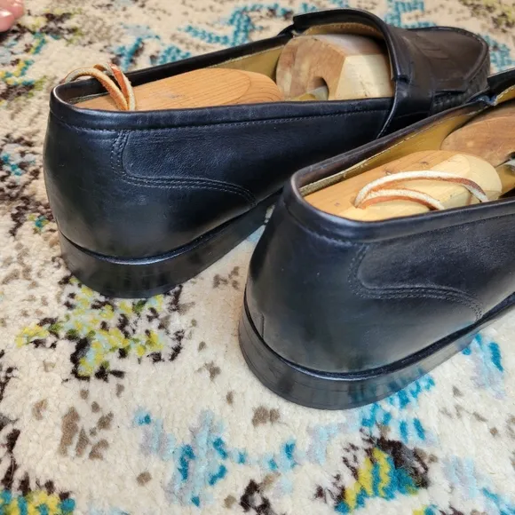 Men's Black Cole Haan Flex Comfort Leather Dresswear Loafers, Size 11N
