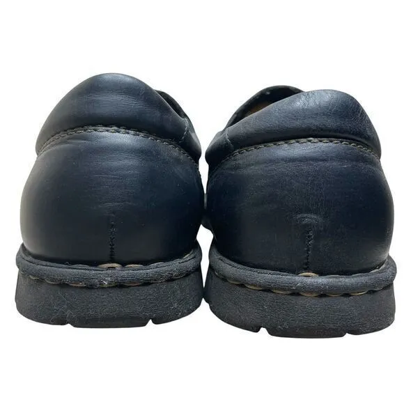 Mens Born Sawyer Gray Flannel And Leather Slip On Loafers Size 12 ‎ Comfort