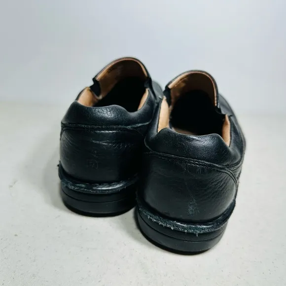 Men’s Clarks Active Air Black Pebbled Comfort Leather Slip On Loafers 8,5 Shoes