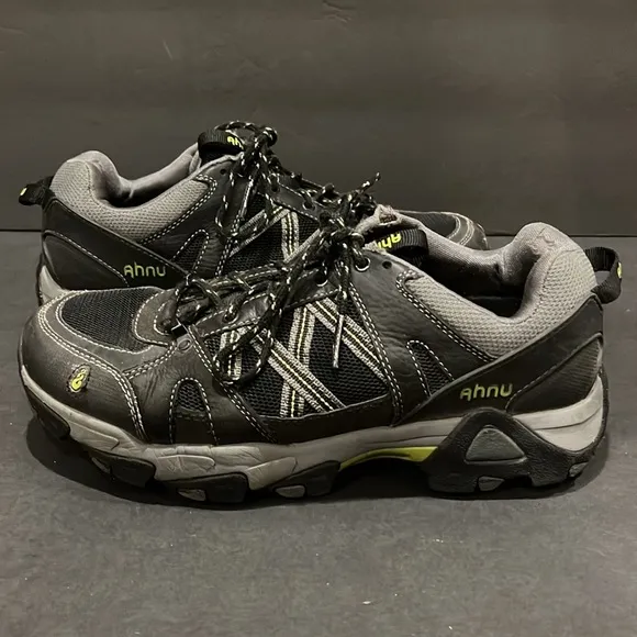 Mens Keen Ahnu Lace Up Black Hiking Sneakers Size 8.5