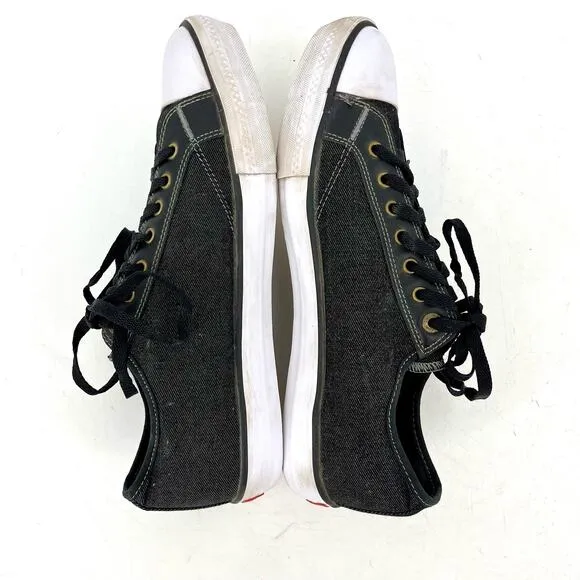 Men's Levi's Stan Buck Canvas Low Top Sneakers Navy Blue Fashion Sneakers (10)