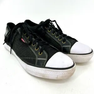 Men's Levi's Stan Buck Canvas Low Top Sneakers Navy Blue Fashion Sneakers (10)