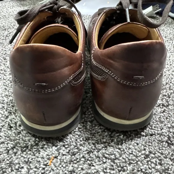 Men's MAGNANNI Fashion Sneakers Perforated‎ Brown Leather