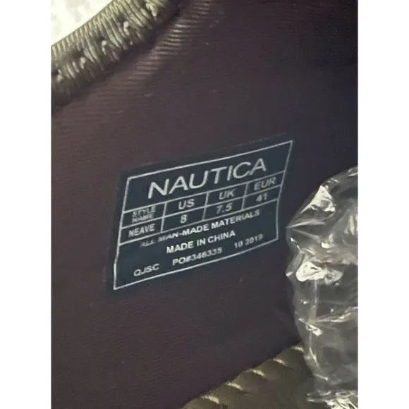 Men’s Mesh sneaker Size 8 NAUTICA NEAVE Olive/Black style EL183-4