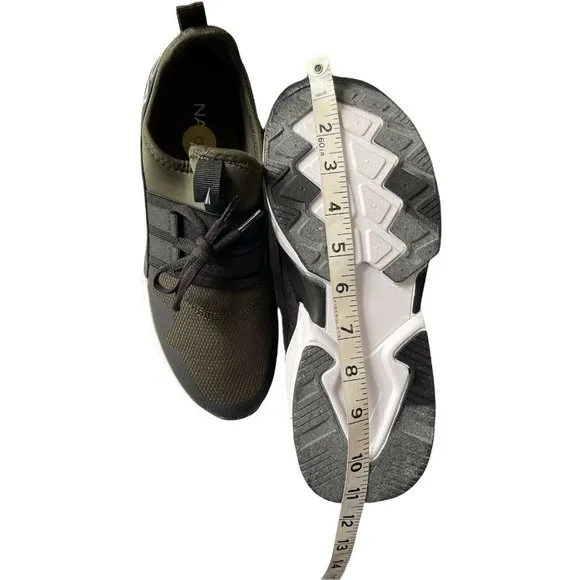 Men’s Mesh sneaker Size 8 NAUTICA NEAVE Olive/Black style EL183-4