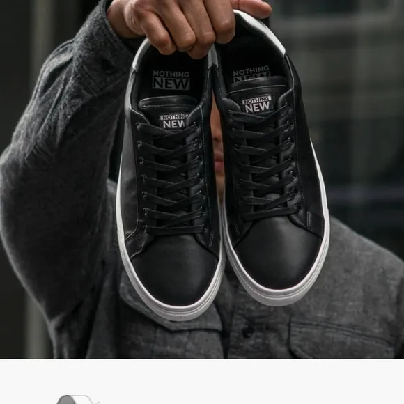 Mens Size 12 Nothing New Italian Leather Fashion Sneakers