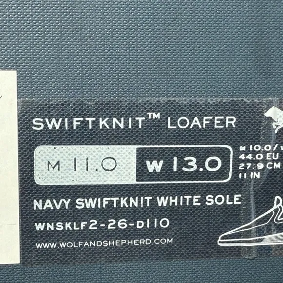 Men’s SZ11 Wolf &amp; Shepherd Swift Knit Loafers. Gently worn.