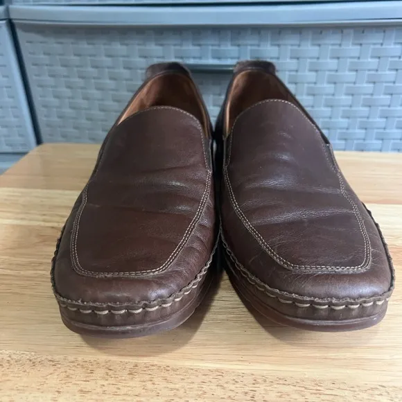 Mephisto Edlef Cool Air Leather Loafers Men's Size 10.5 Brown Soft